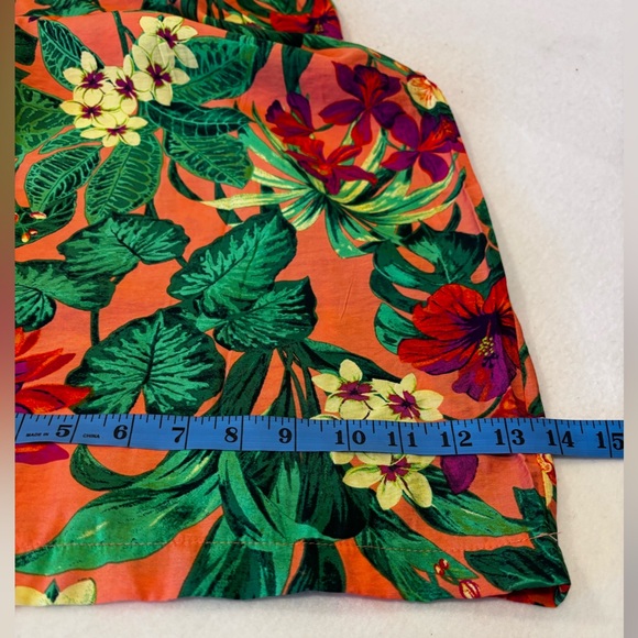 Panama Jack Tropical Floral Pants NWT Size L Wide Leg Beach Resort - Picture 6 of 9